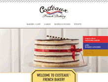 Tablet Screenshot of costeaux.com